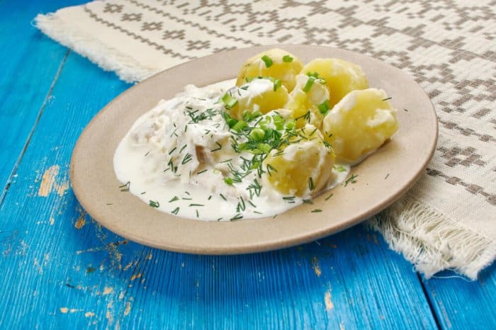 Plokkfiskur is a fish stew of the icelandic traditional food
