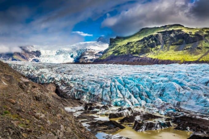 The Vatnajökull glacier gives Vatnajökull National Park its name