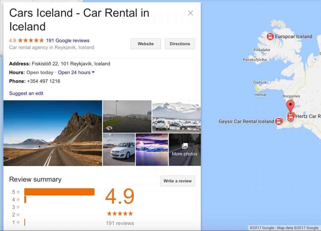 Car Rental Iceland Reviews Car Rental Companies in Iceland