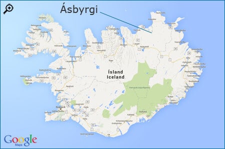 Nature of Iceland - Asbyrgi National Park