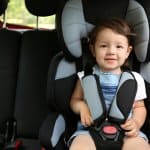 Happy toddler back seat