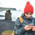 Texting in Iceland