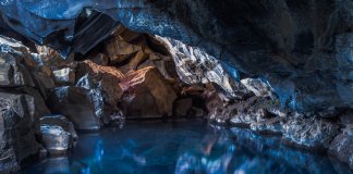 Grjotagja cave is a famous Game of Thrones filming location in Iceland