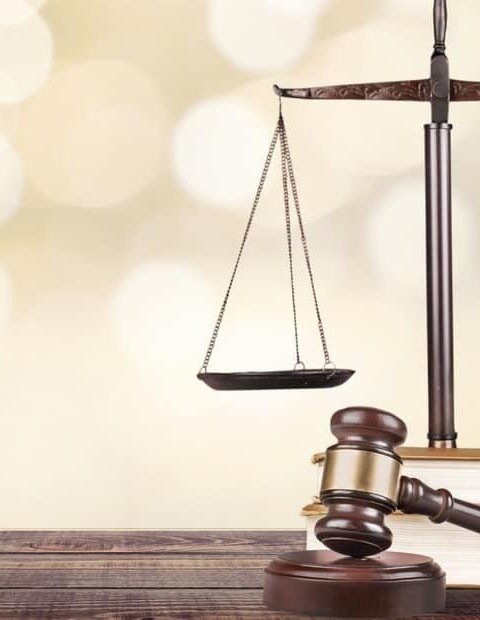 Scales and gavel representing the Icelandic government