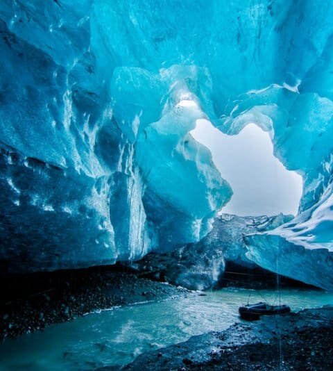 Iceland's glacier caves and ice caves are an exciting thing to do