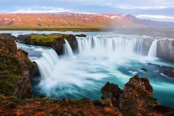 Goðafoss - Waterfall of the Gods and Key to Iceland's History 2 Godafoss waterfall in Iceland is the waterfall of the gods
