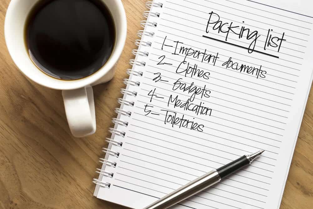 Notebook to write a list for your Packing Guide For Reykjavik