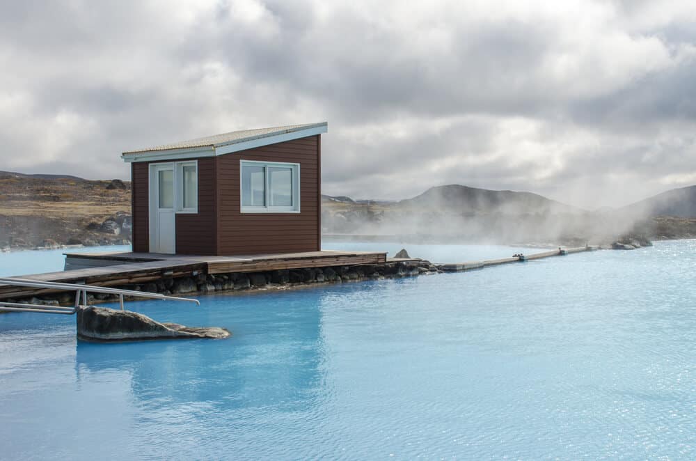 The Lake Mývatn Nature Baths are one of Iceland's best geothermal pools
