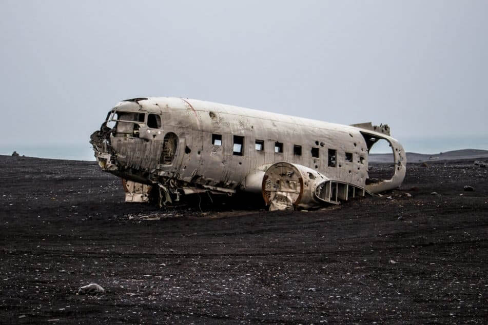 The Haunting DC-3 Plane Wreck at Sólheimasandur Beach 1 Iceland's iconic Sólheimasandur beach plane crash site