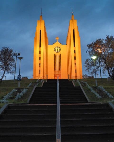24 Hours in Akureyri 4 Akureyri church is a must see