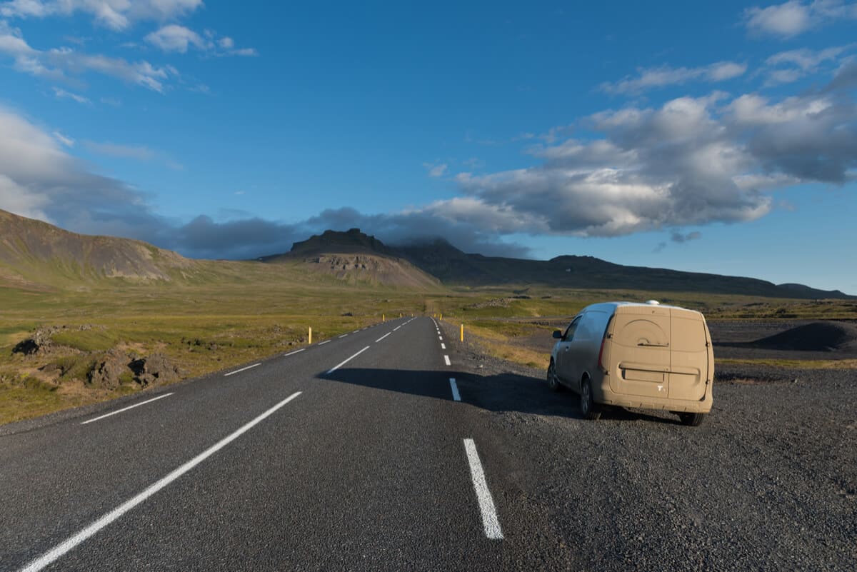 Do you need rental insurance in Iceland like this dirty campervan?