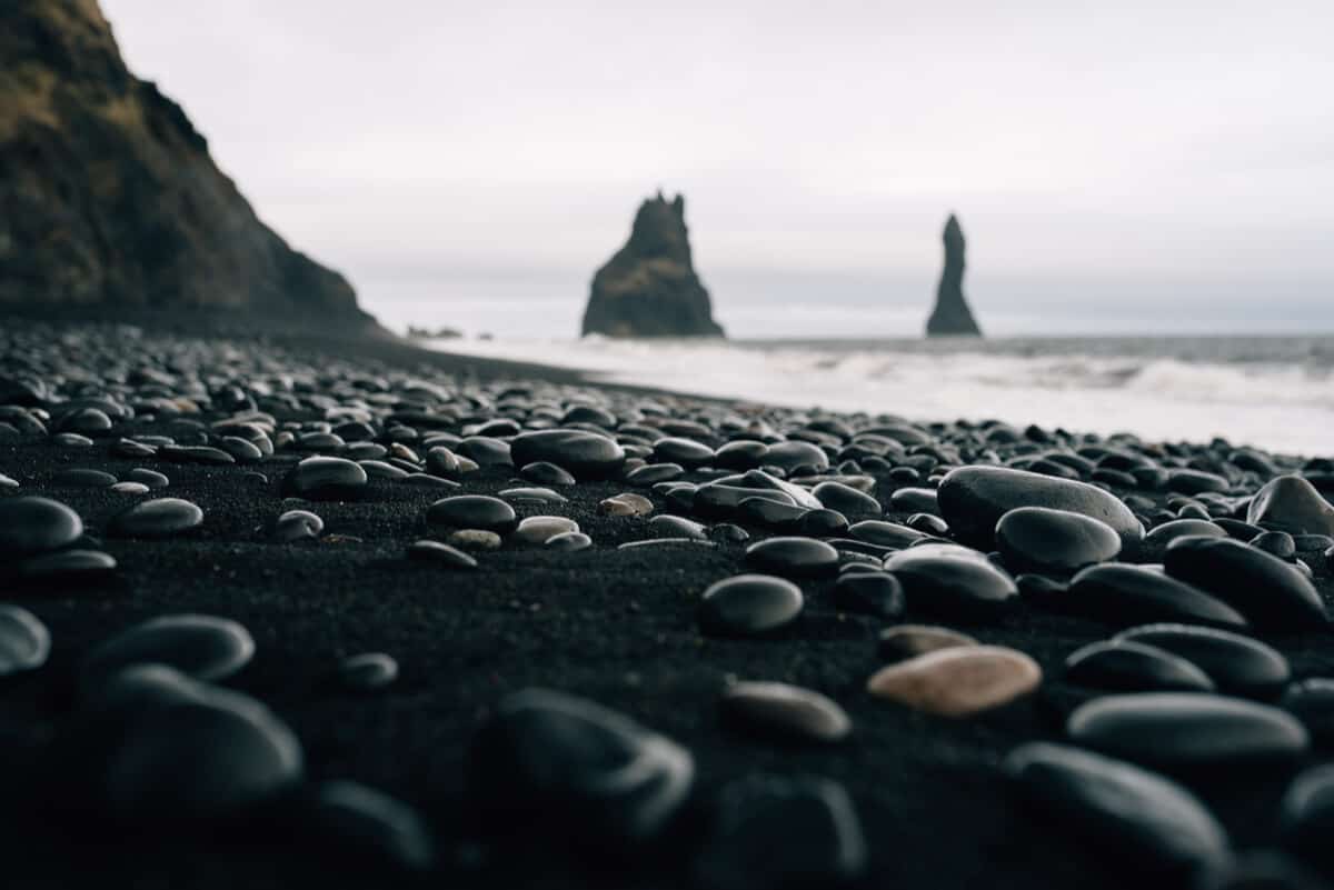 Stunning Reynisfjara Black Sand Beach In Iceland