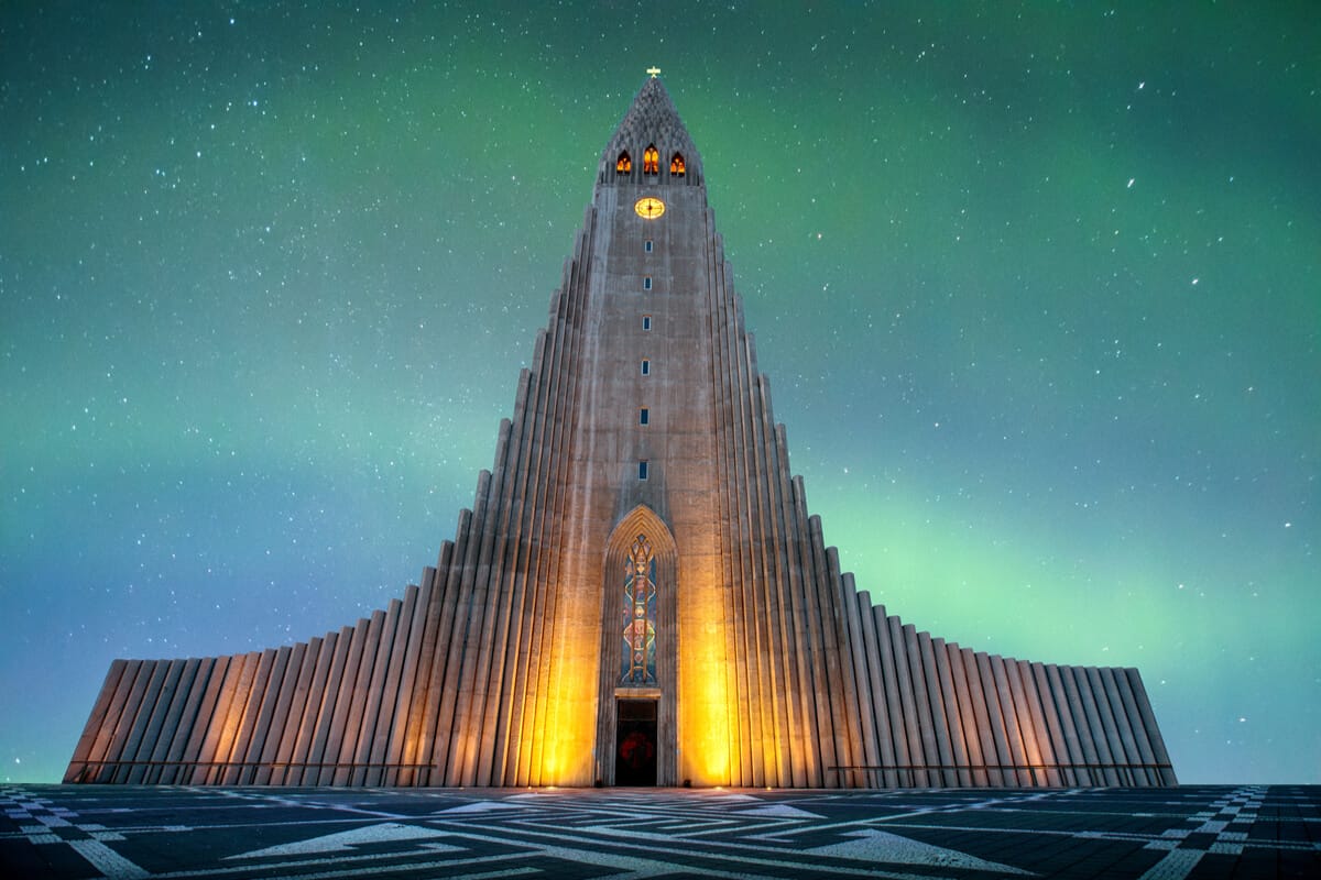Hallgrimskirkja is one of the prettiest churches in Iceland