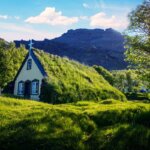 Turf churches are some of the prettiest churches in Iceland