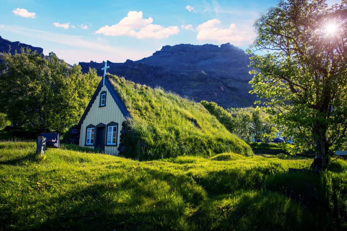 Turf Churches Are Some Of The Prettiest Churches In Iceland