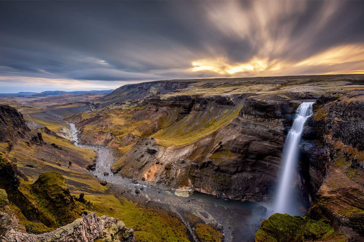 Haifoss: One Of Iceland’S Tallest Waterfalls