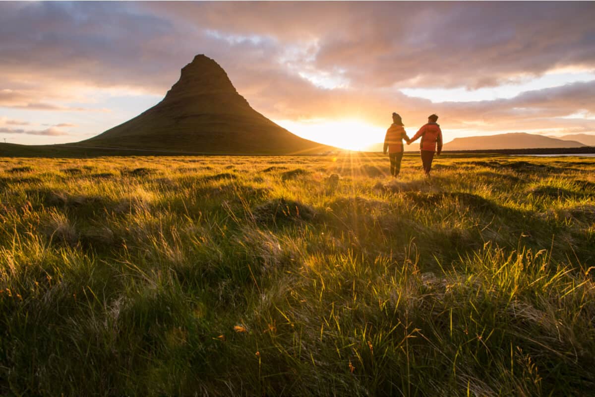 Iceland honeymoon couple Snaefellsnes Peninsula