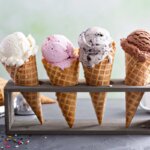 Iceland ice cream cones
