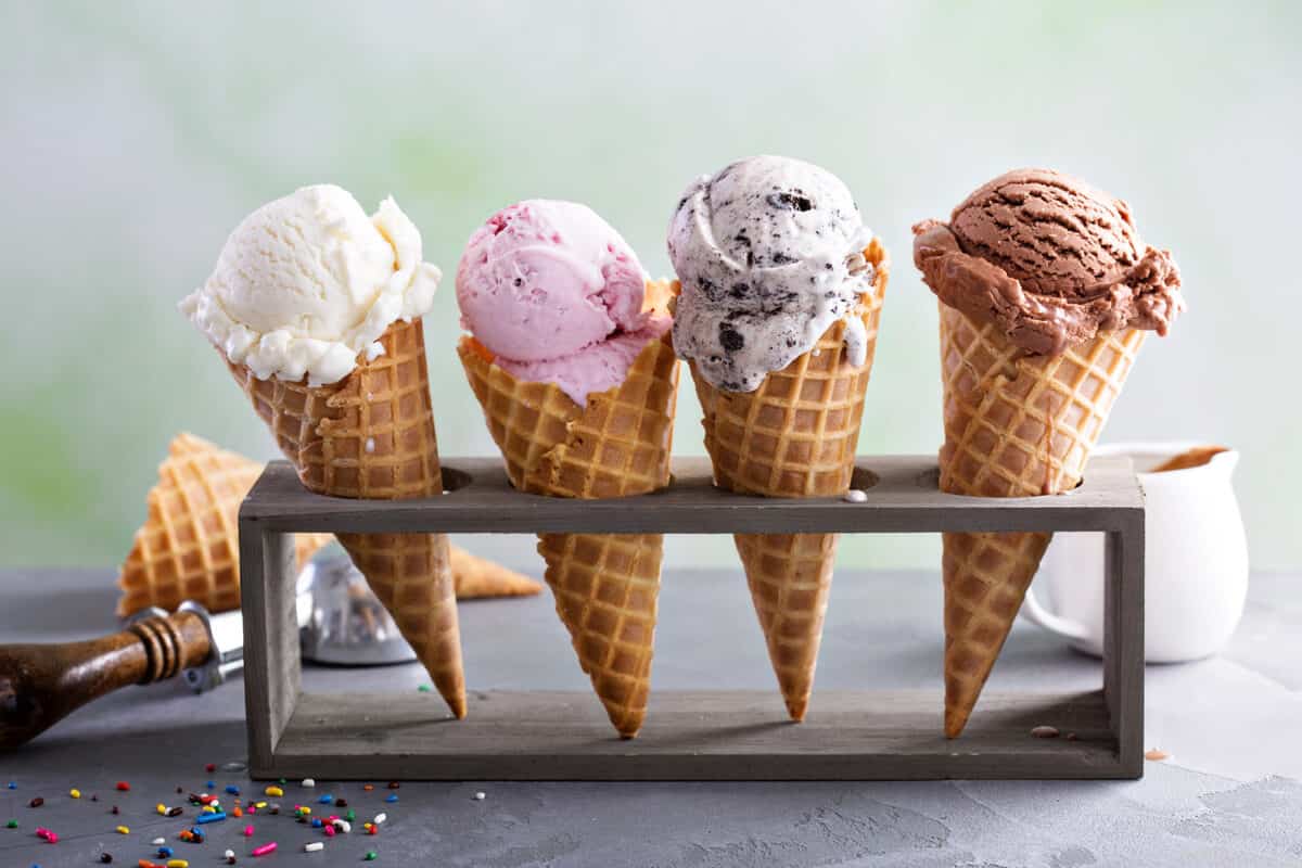 Iceland Ice Cream Cones