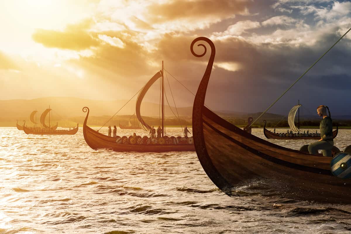 Islendigur viking ship fleet