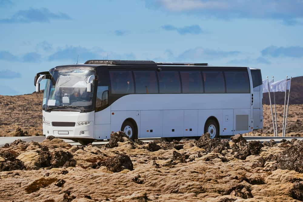 Bus services in Iceland